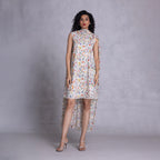  Payal Jain Azalea cambric and georgette shift dress
