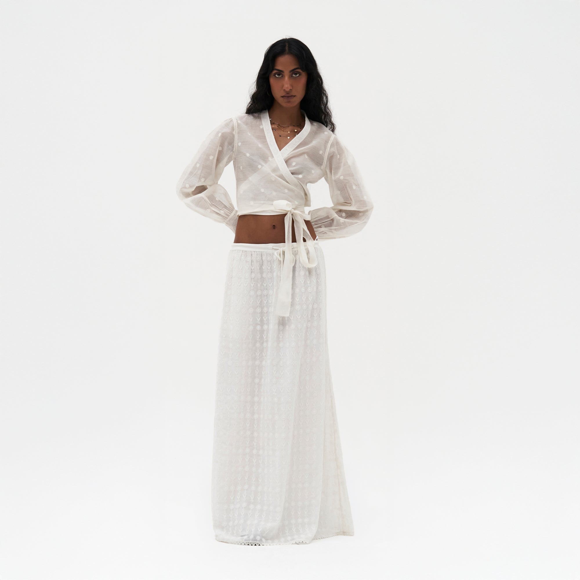Petra Chikankari Skirt