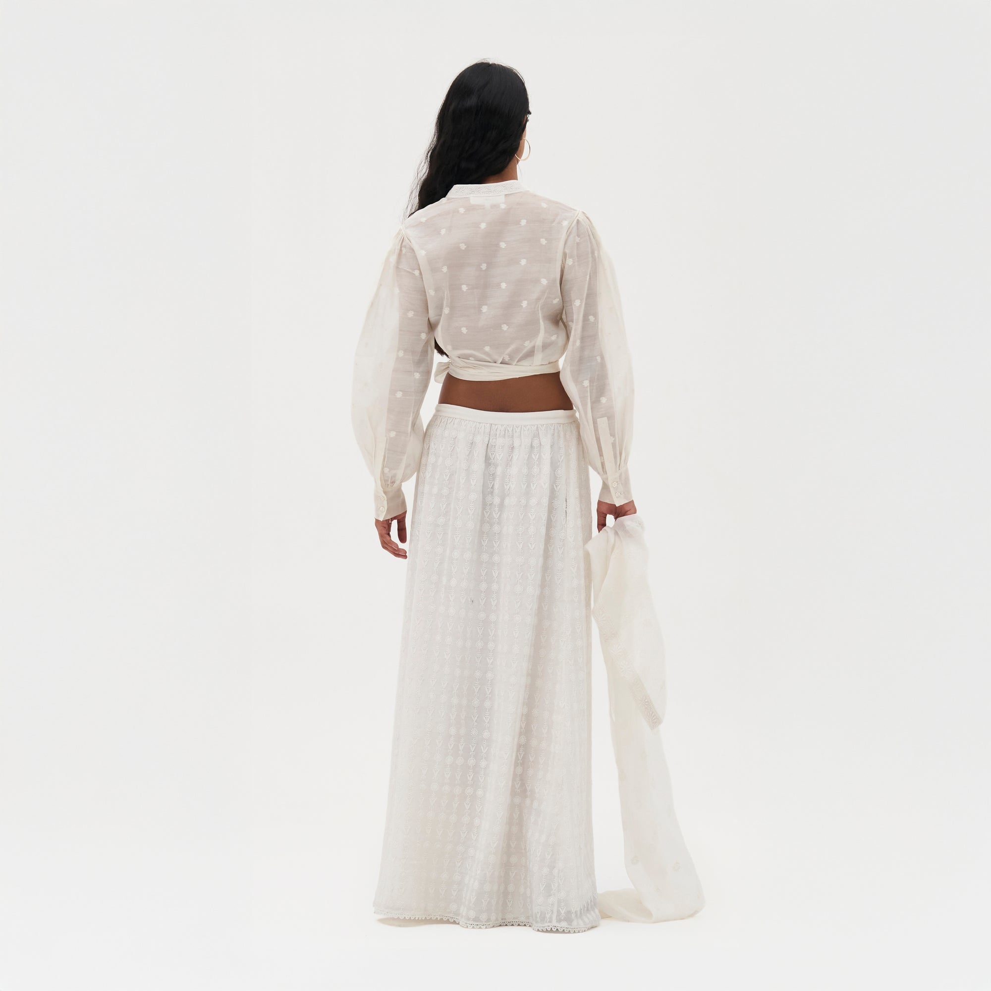 Petra Chikankari Skirt