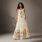 Noemi Tiered Long Skirt