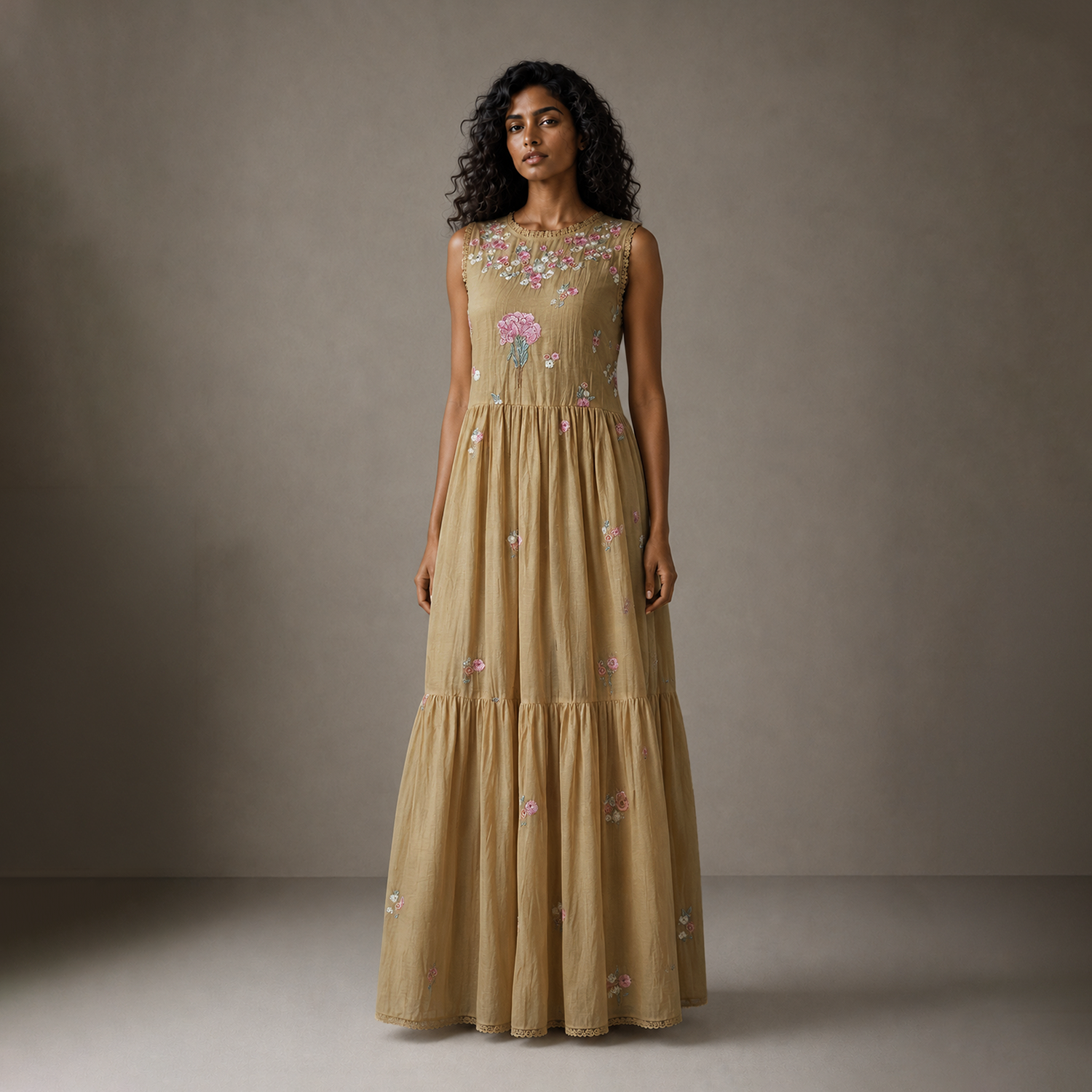 Sunlit Garden Maxi Dress