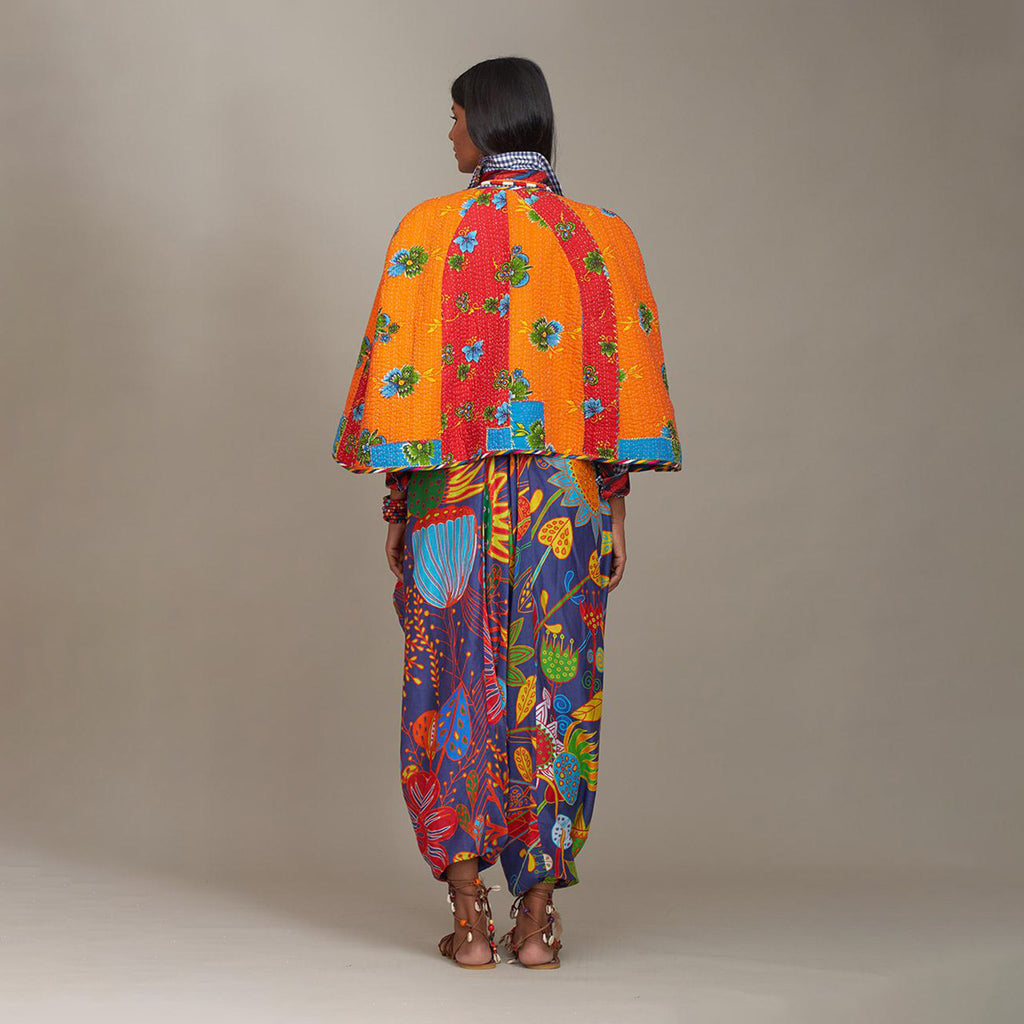 Alana Mini Cape Sujani Forest Patchwork