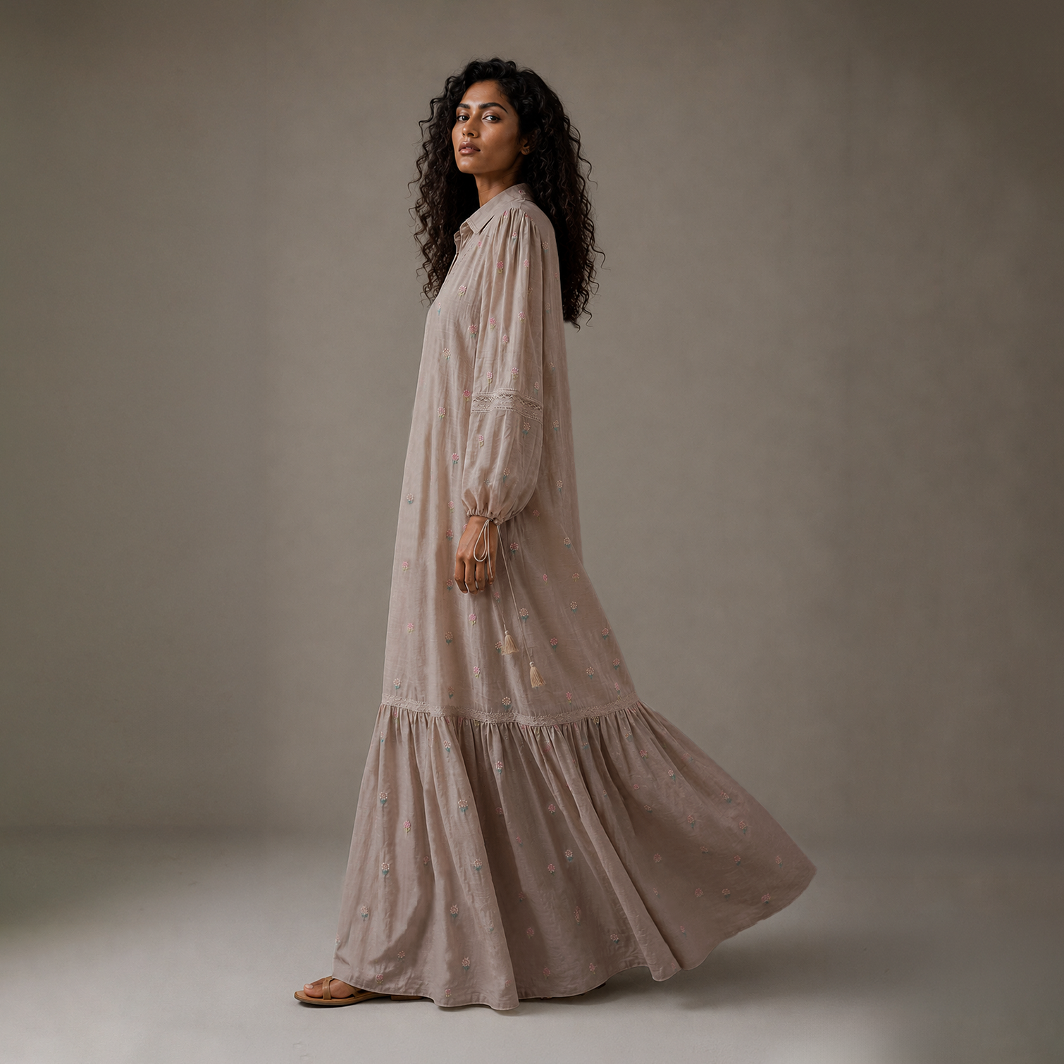 Golden Dune Maxi Dress