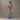 Bailey Midi Tiered Skirt Shibori Borders