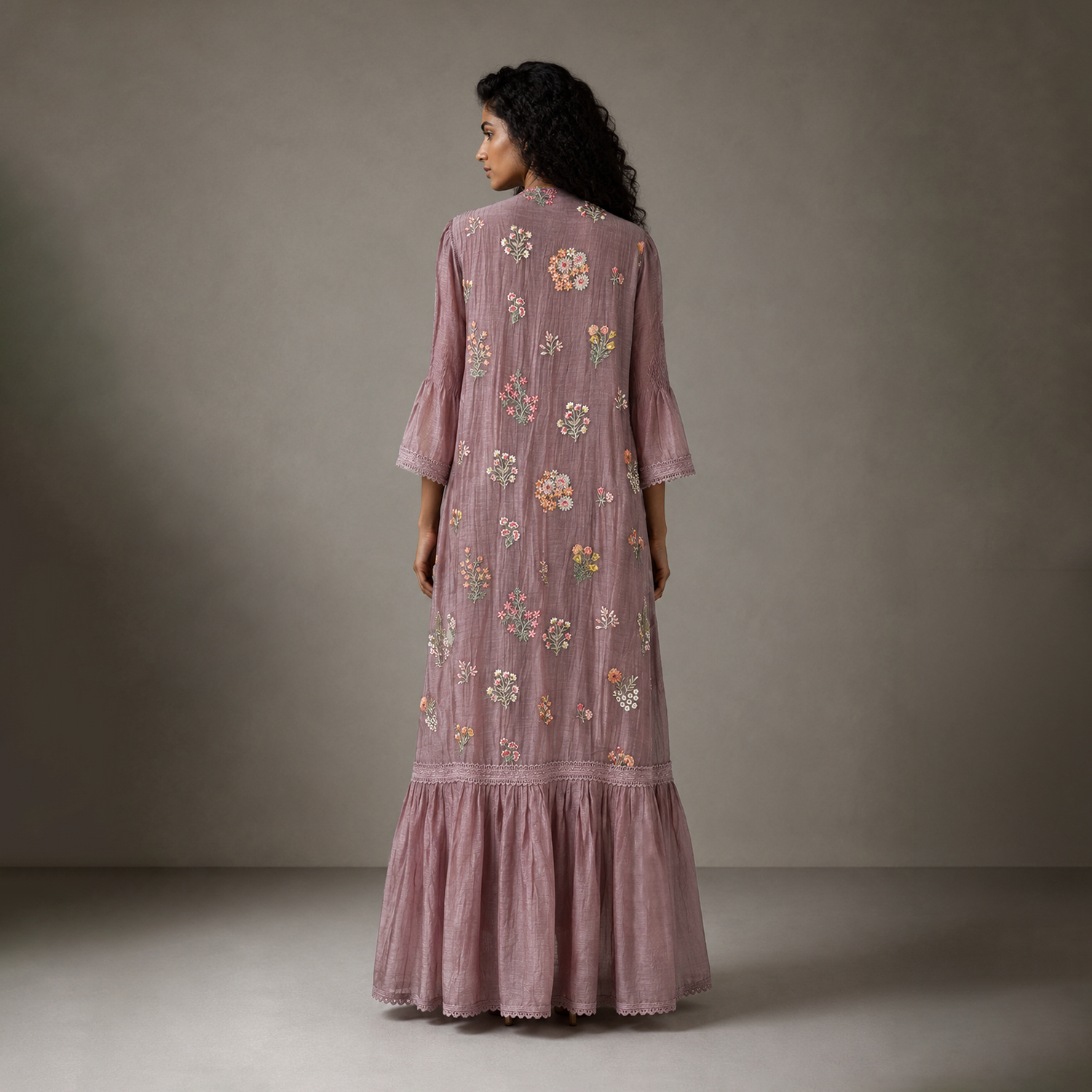 Bohemian Folk Maxi Dress