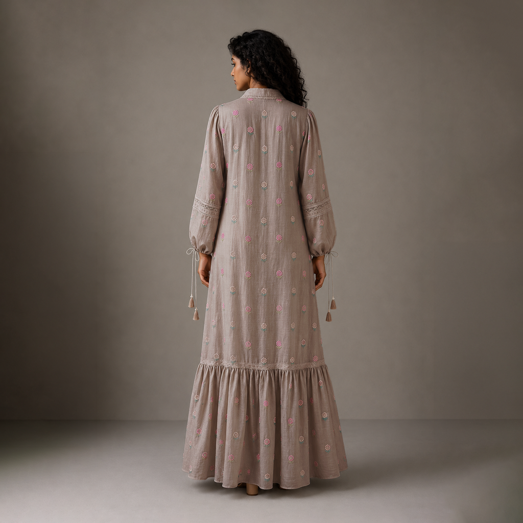 Golden Dune Maxi Dress