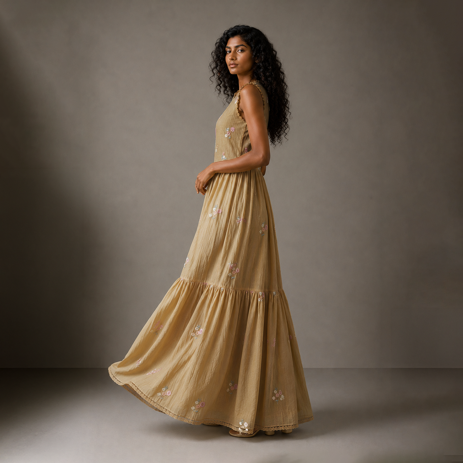 Sunlit Garden Maxi Dress