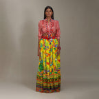 Elsie Poet's Shirt Shibori Multicolor