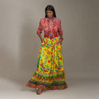 Elsie Poet's Shirt Shibori Multicolor