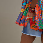 Hayden Baby Doll Corset Top Forest Wonderland