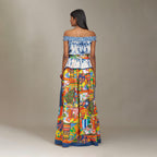 Kamila Wrap Jungle Patchwork Skirt