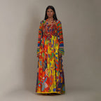 Lila Shear Fluid Cape Forest Wonderland