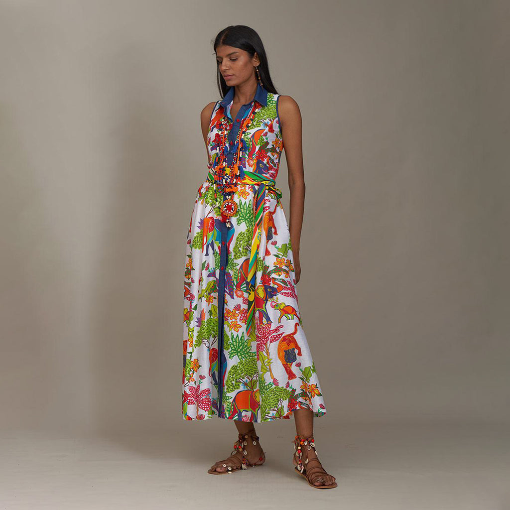 Mackenzie Shirt Sundress Jungle Trail