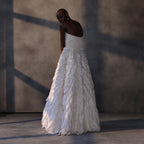 Celestial Bloom – Sculpted Taffeta Gown
