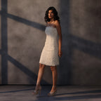 Ethereal Luminescence – Tone-on-Tone Georgette Gown