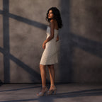 Ethereal Luminescence – Tone-on-Tone Georgette Gown