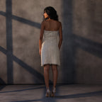 Ethereal Luminescence – Tone-on-Tone Georgette Gown