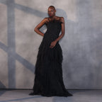 Raven’s Lament – Beaded Corset Gown