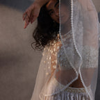 Cloudburst Symphony – Off White Chikankari Masterpiece