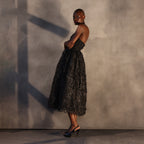 Eclipse Bloom – Corset Lace Dress