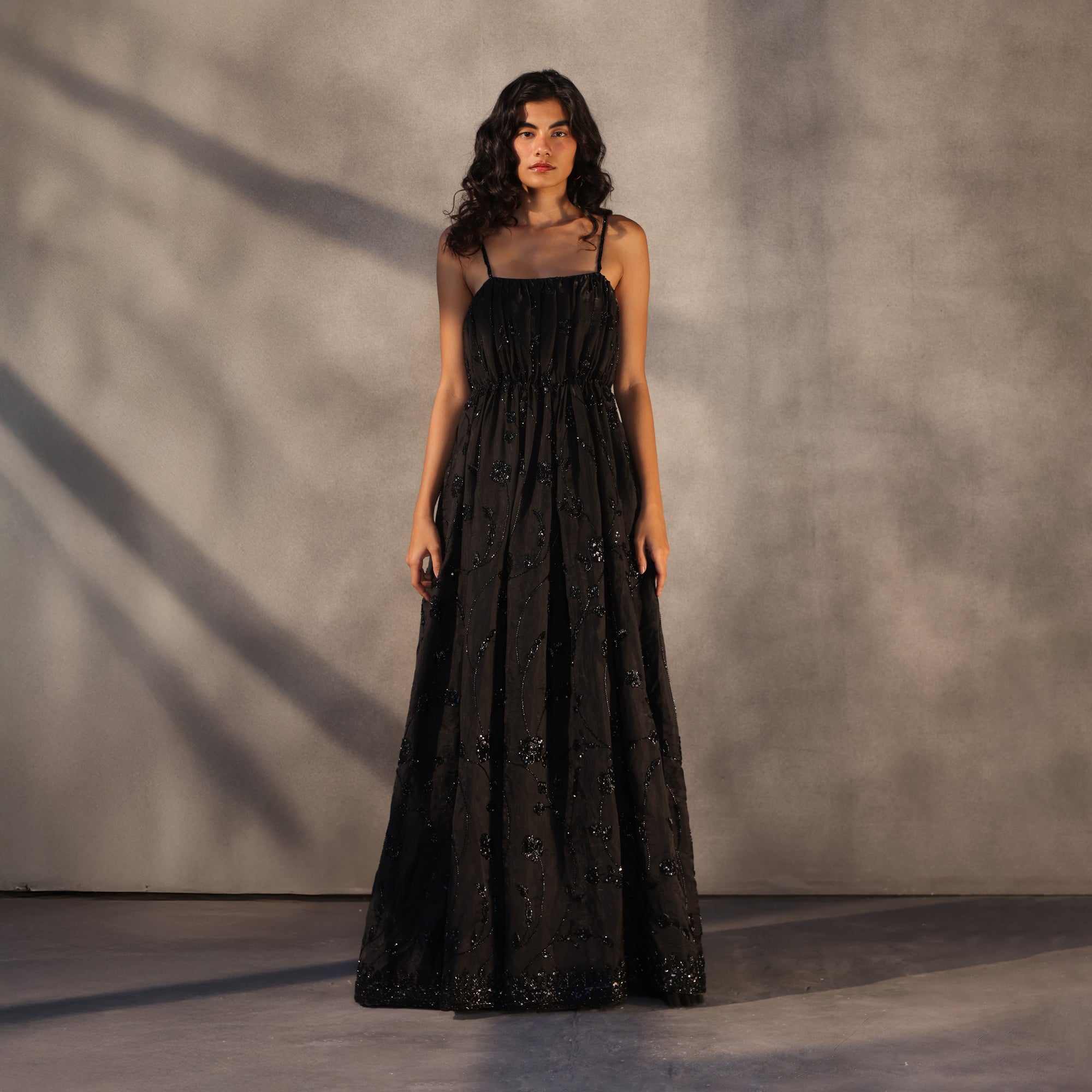 Eclipse Serenity – Beaded Taffeta Gown Among