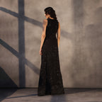Eclipse of Echoes – Chikankari Embroidered Gown
