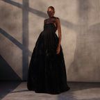 Nocturne Whispers – Tree Trunk Corset Gown