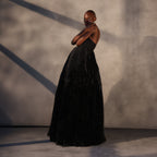 Nocturne Whispers – Tree Trunk Corset Gown