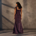 Twilight Sonata – Square Neck Fishtail Dress