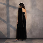 Obsidian Veil – Velvet Jumpsuit