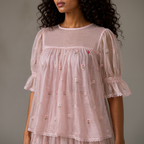 Petal Peplum Top