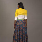 Rose Circular Skirt Shibori Multicolor