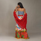 Sara Tiered Maxi Skirt Forest Wonderland