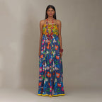 Savannah Bustier Spaghetti Dress Flying Bird
