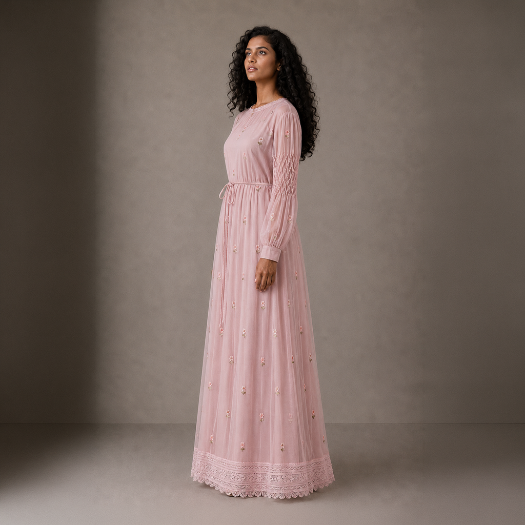 Rosé Maxi Dress
