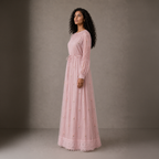 Rosé Maxi Dress